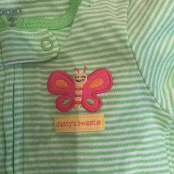 Carters new with tags zip up one piece 9 months - Picture 3 of 4